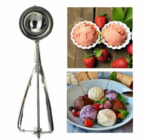 Ice cream scoop - cream, mash