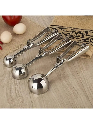 Ice cream scoop stainless - 1p,