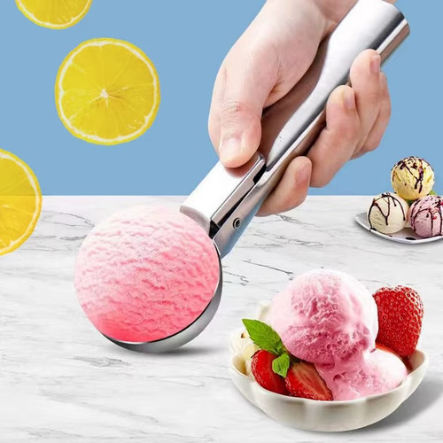 Ice cream scoop stainless - ice,