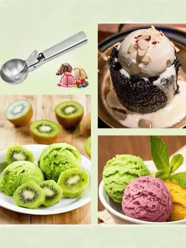 Ice cream scoop stainless - cream,