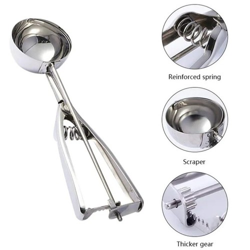 Heavy duty ice cream - ice, scooper