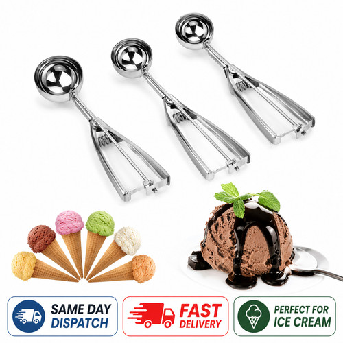 Ice cream scooper with trigger - scooper,