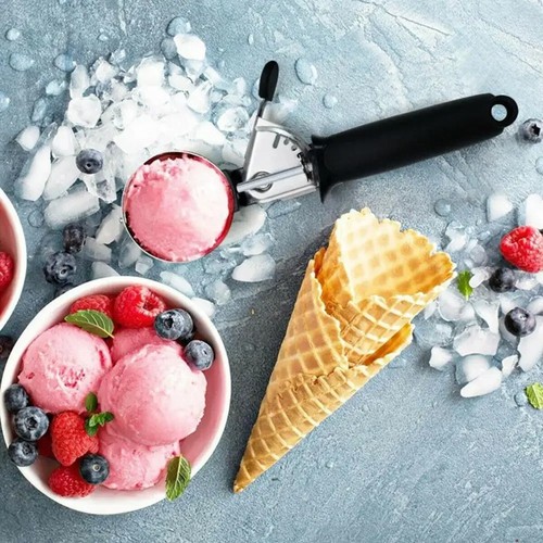 Stainless steel ice cream - steel,