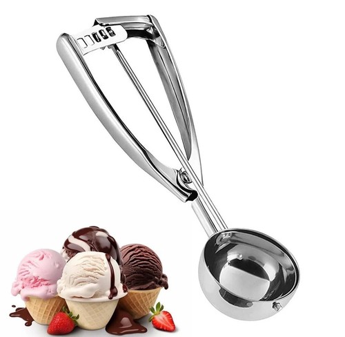 Ice cream scoop stainless - cream,
