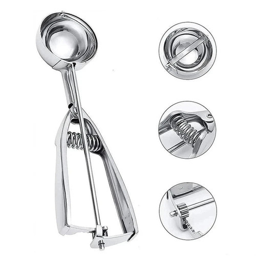 Large stainless steel - steel, ice