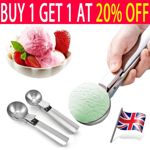 Ice cream scoop stainless - cream,
