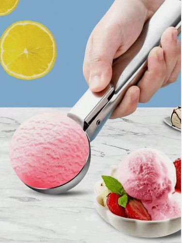 Ice cream scoop stainless - ice,