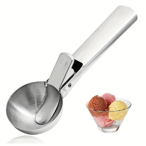 Ice cream scoop stainless - ice,