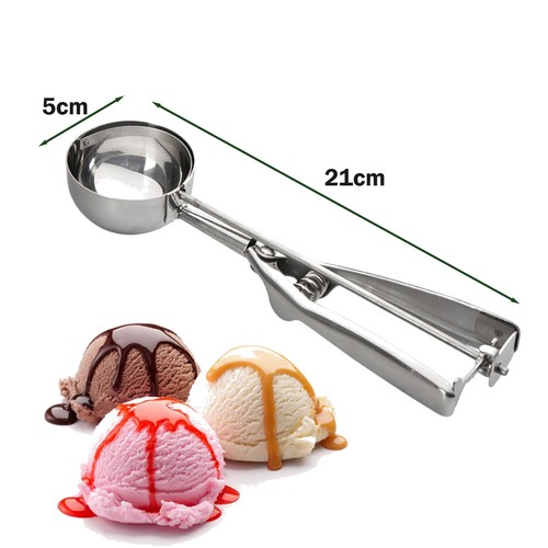 Ice cream scoop stainless - ice,