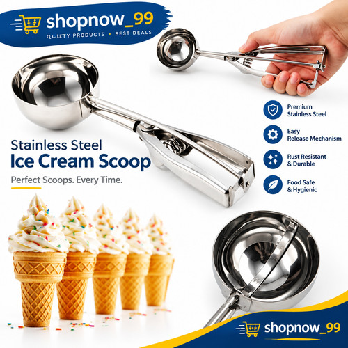 Heavy duty ice - ice, scooper